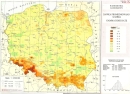 Mapa mocy dawki promieniowania gamma w Polsce