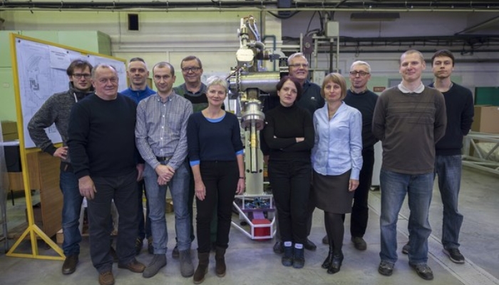 współtwórcy akceleratora IntraLine (foto: Grzegorz Krzyżewski / NCBJ)