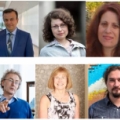 Wykładowcy Szkoły Zimowej RadFarm 2021, w kolejności: Amirreza Jalilian (MAEA, Wiedeń), Barbara Klajnert-Maculewicz (Uniwersytet Łódzki), Penelope Bouzioti (Demokritos, Ateny), Roger Alberto (Uniwersytet w Zurichu), Silvia Jurisson (Uniwersytet Missouri) i Valery Radchenko (TRIUMF, Vancouver) 