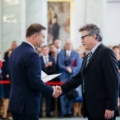 Andrzej Duda, President of the Republic of Poland and Professor Michał Spaliński (photo Eliza Radzikowska-Białobrzewska, Chancellery of the President)