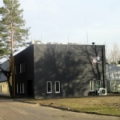 Modern building with shielded bunkers for Accelerating Structures Lab 