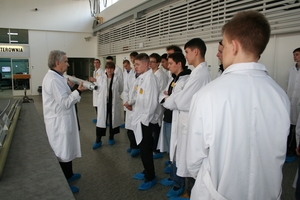 Students on a training course in NCBJ (February 2014) (photo Justyna Wojciechowicz)
