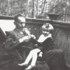 A.Sołtan with daugther Magdalena, around 1944 (source: family archive)