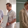 Wręczenie nagród: St. Mrówczyński, J. Skalski, M. Kowal, M. Biesiada