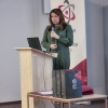 dr inż. Urszula Karczmarczyk podczas prezentacji wyróżnionych osiągnięć