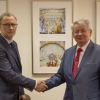Profesorowie Krzysztof ~Kurek i Andrzej Chmielewski (foto: Marek Pawłowski / NCBJ)