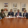 Podpisanie umowy o szkole doktorskiej IChTJ i NCBJi (foto: Marek Pawłowski / NCBJ)