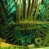 Water covers many elements of the MARIA reactor