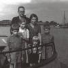 The Sołtan's with their kids, 1955 (source: family archive)